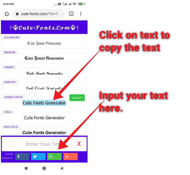 how-to-use-cute-fonts-generator